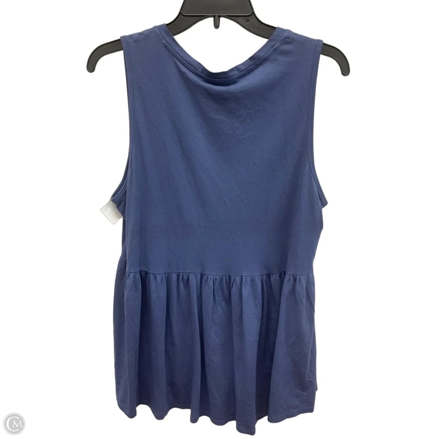 Top Sleeveless By Dkny In Blue, Size: M