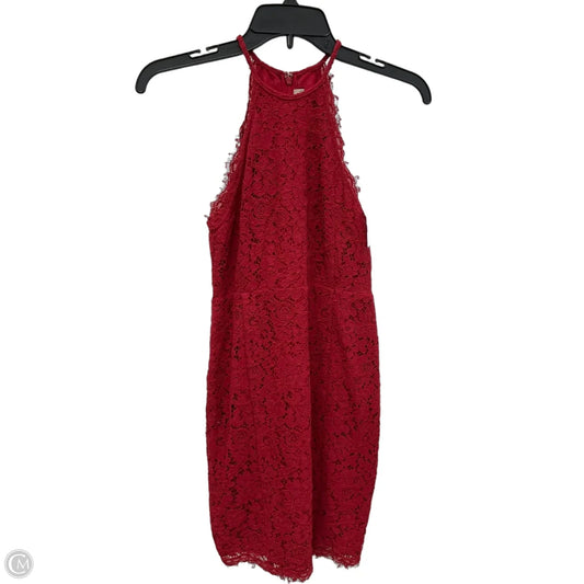 Dress Casual Short By Loft In Red, Size: Xxsp