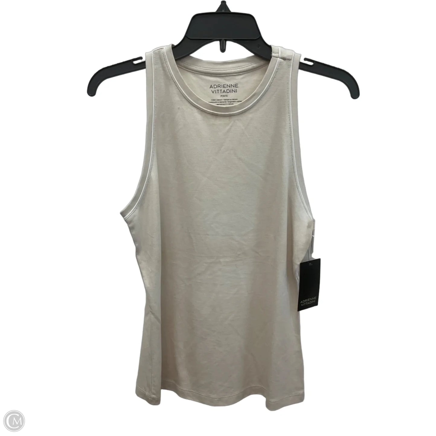 Top Sleeveless By Adrienne Vittadini In Beige, Size: Sp