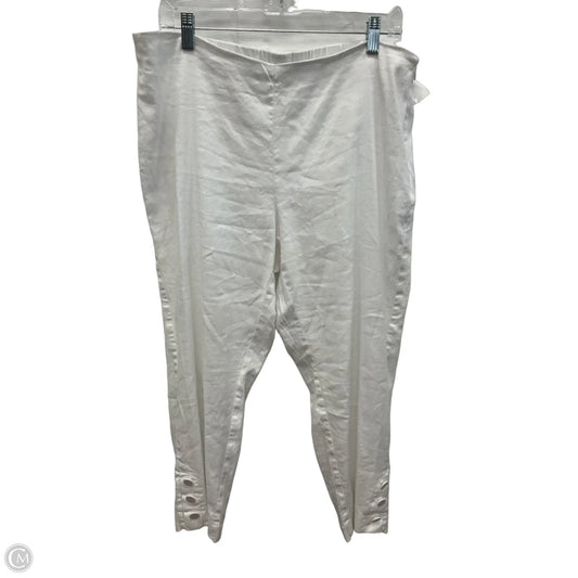 Pants Linen By J. Jill In White, Size: 12p