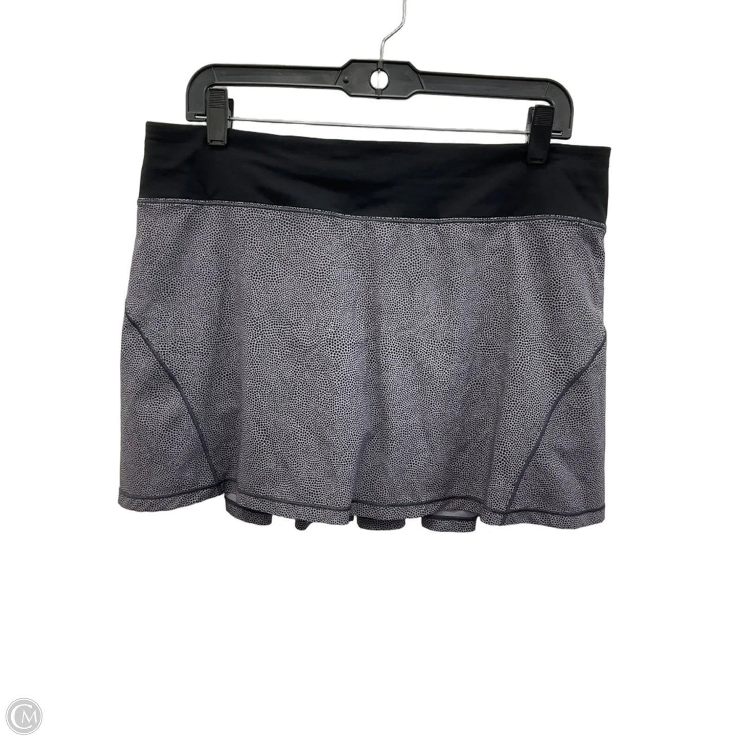 Athletic Skort By Lululemon In Black & Purple, Size: 10
