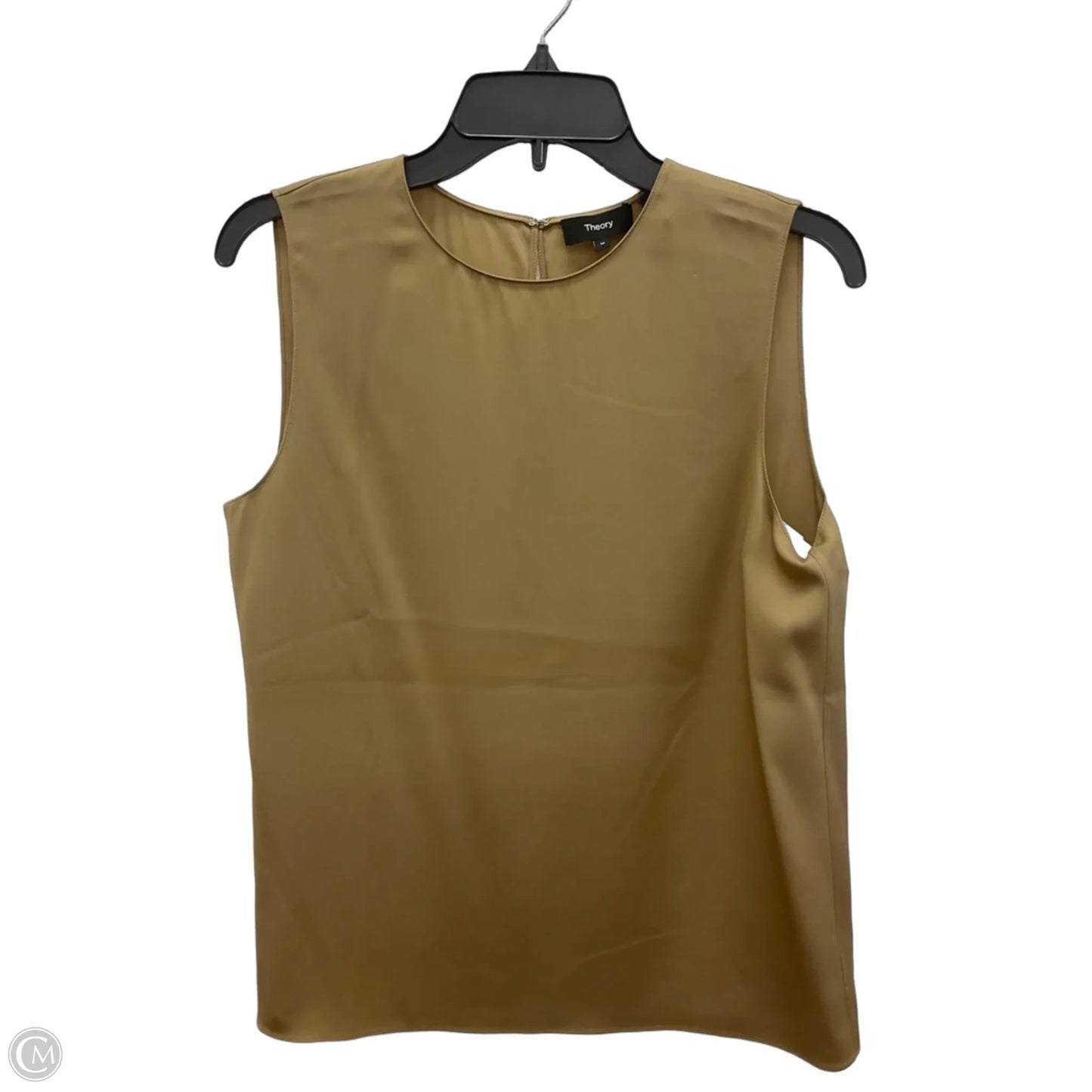 Top Sleeveless By Theory In Tan, Size: M