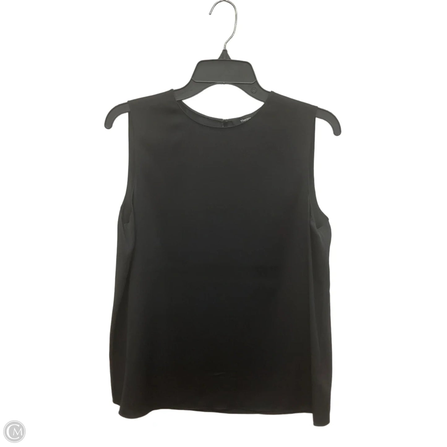 Top Sleeveless By Theory In Black, Size: M