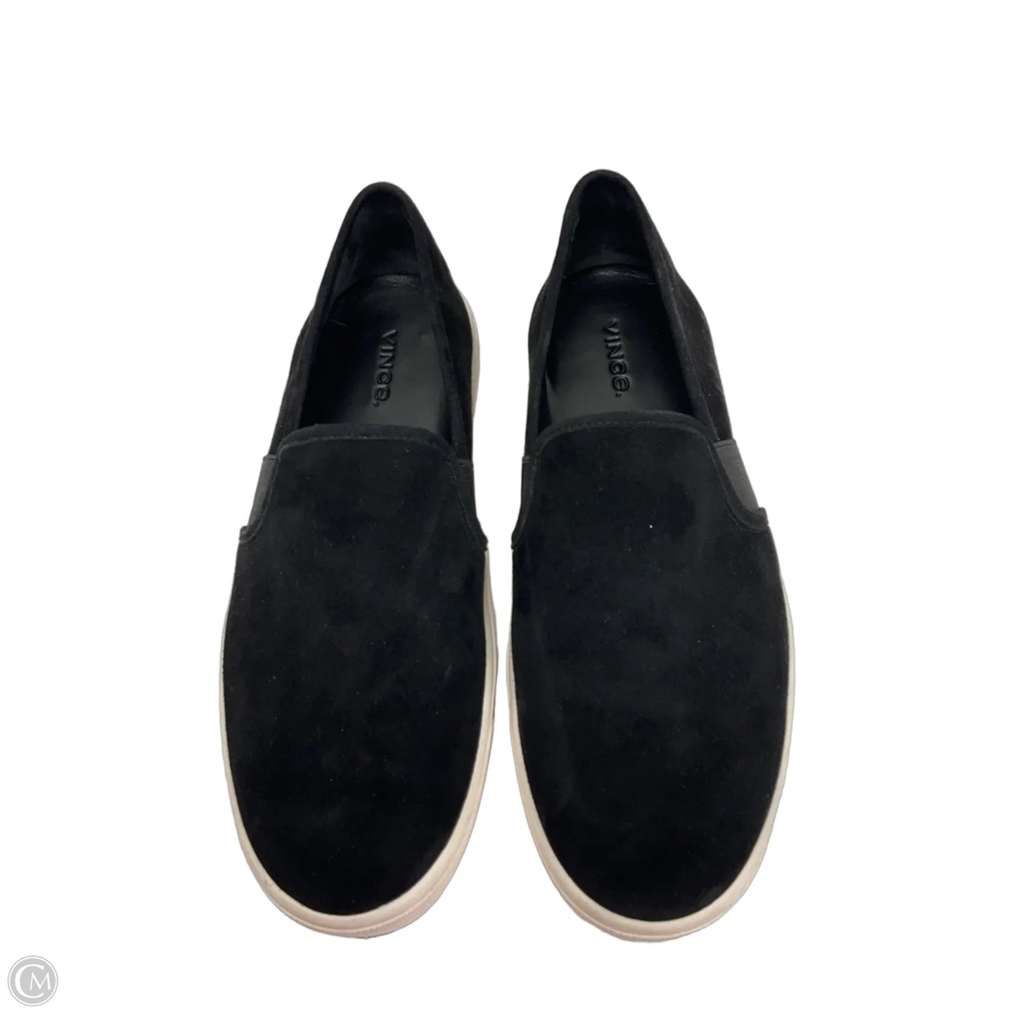 Shoes Flats By Vince In Black & White, Size: 7