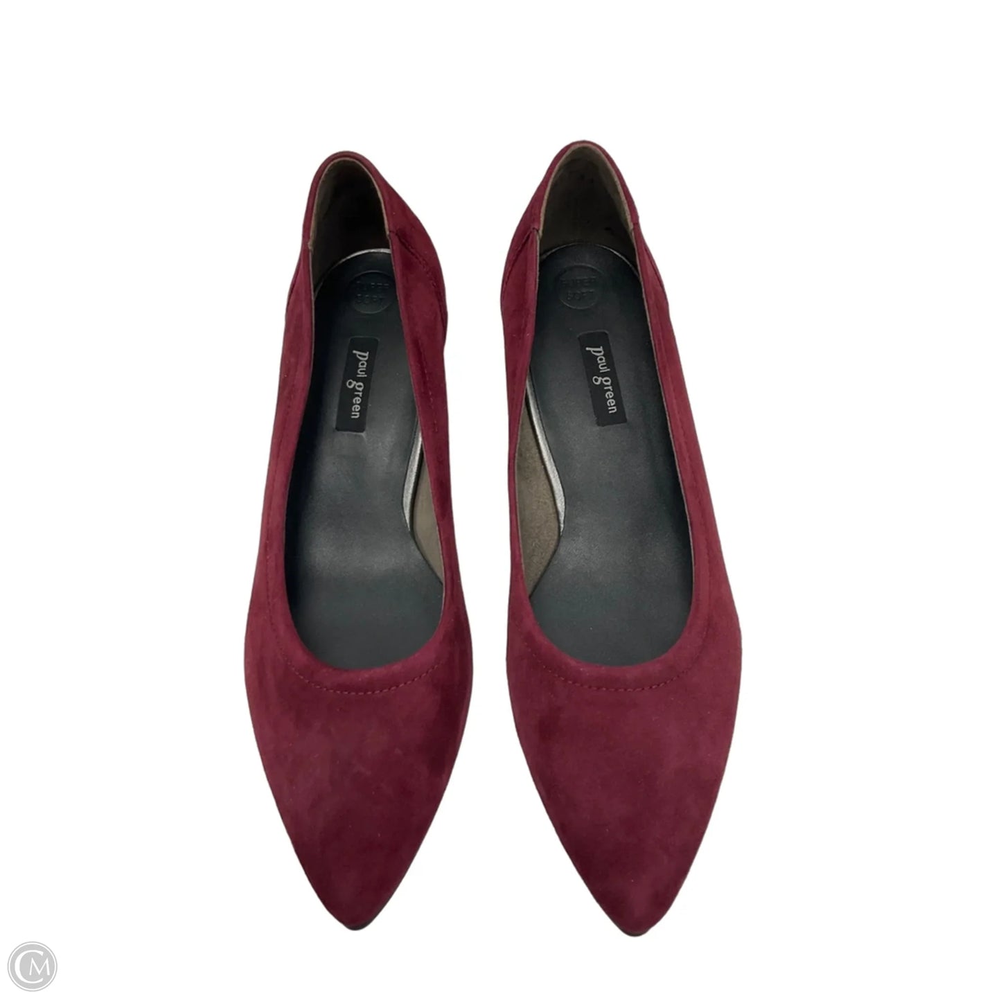 Shoes Heels Block By Paul Green In Maroon, Size: 7.5