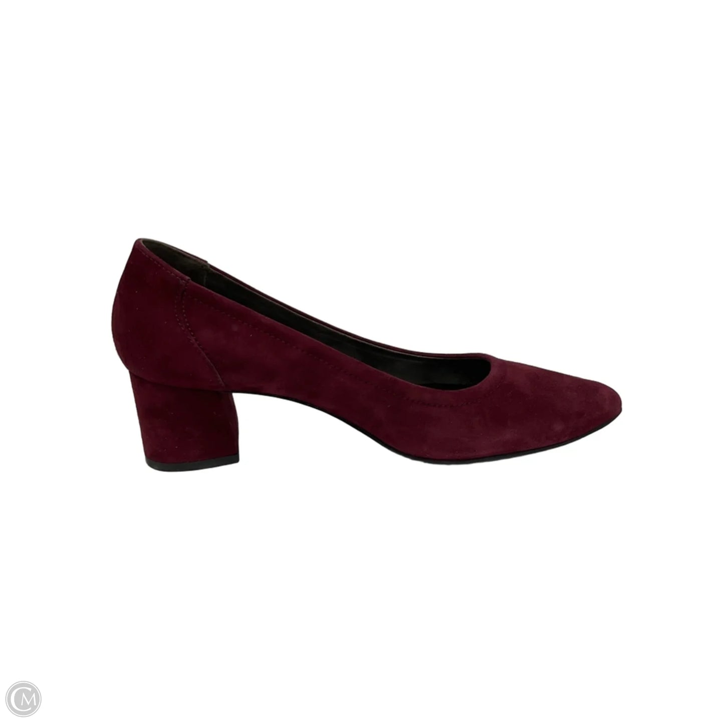 Shoes Heels Block By Paul Green In Maroon, Size: 7.5