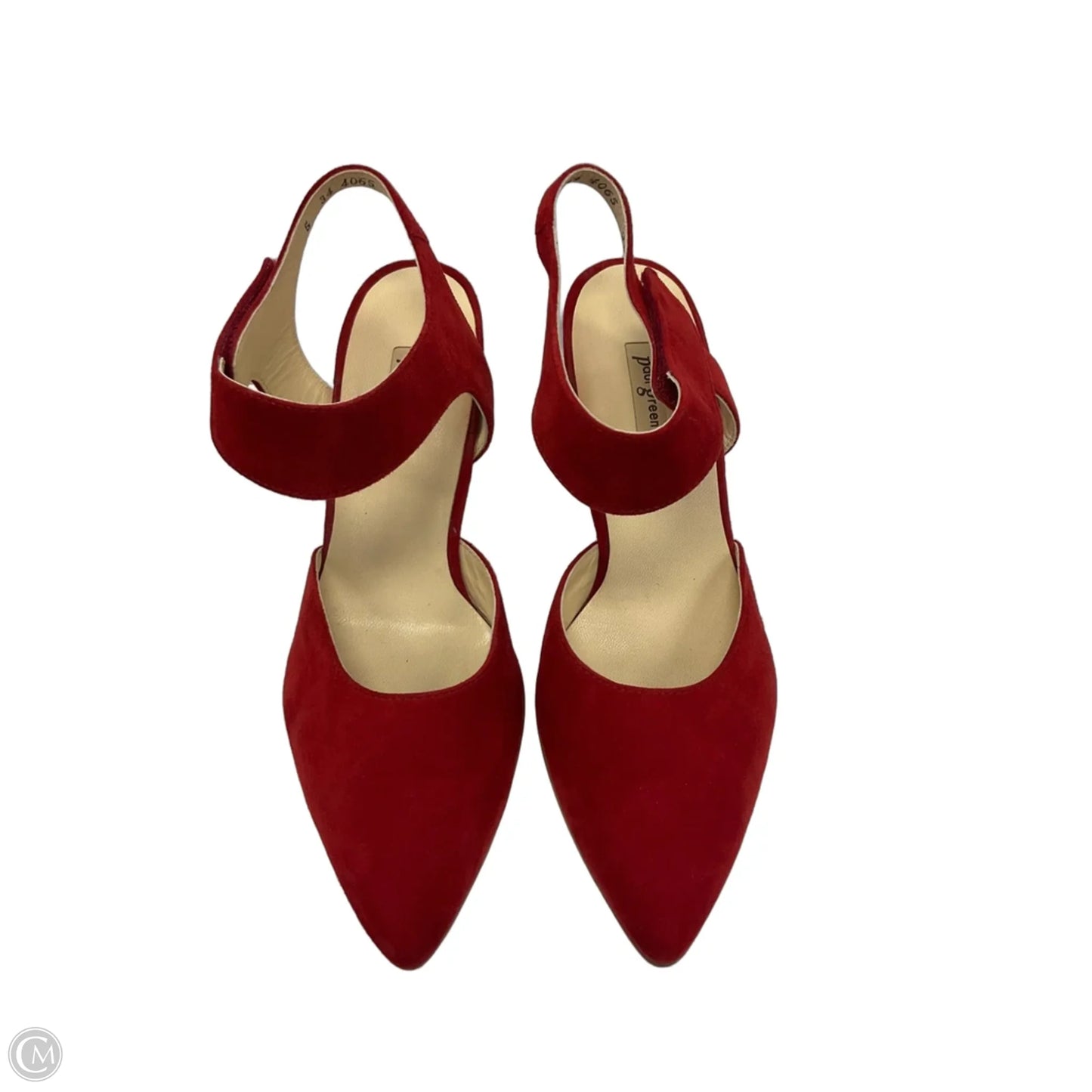 Shoes Heels Stiletto By Paul Green In Red & Tan, Size: 5