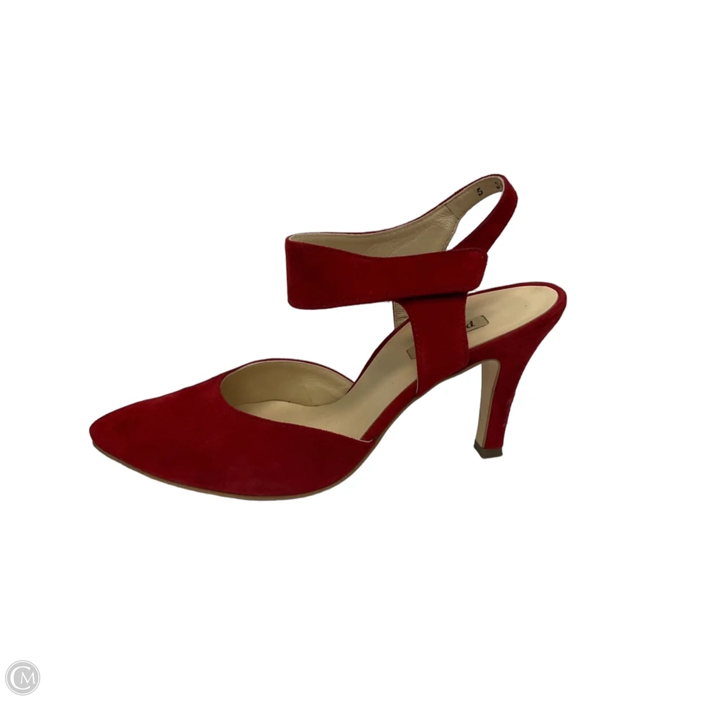 Shoes Heels Stiletto By Paul Green In Red & Tan, Size: 5