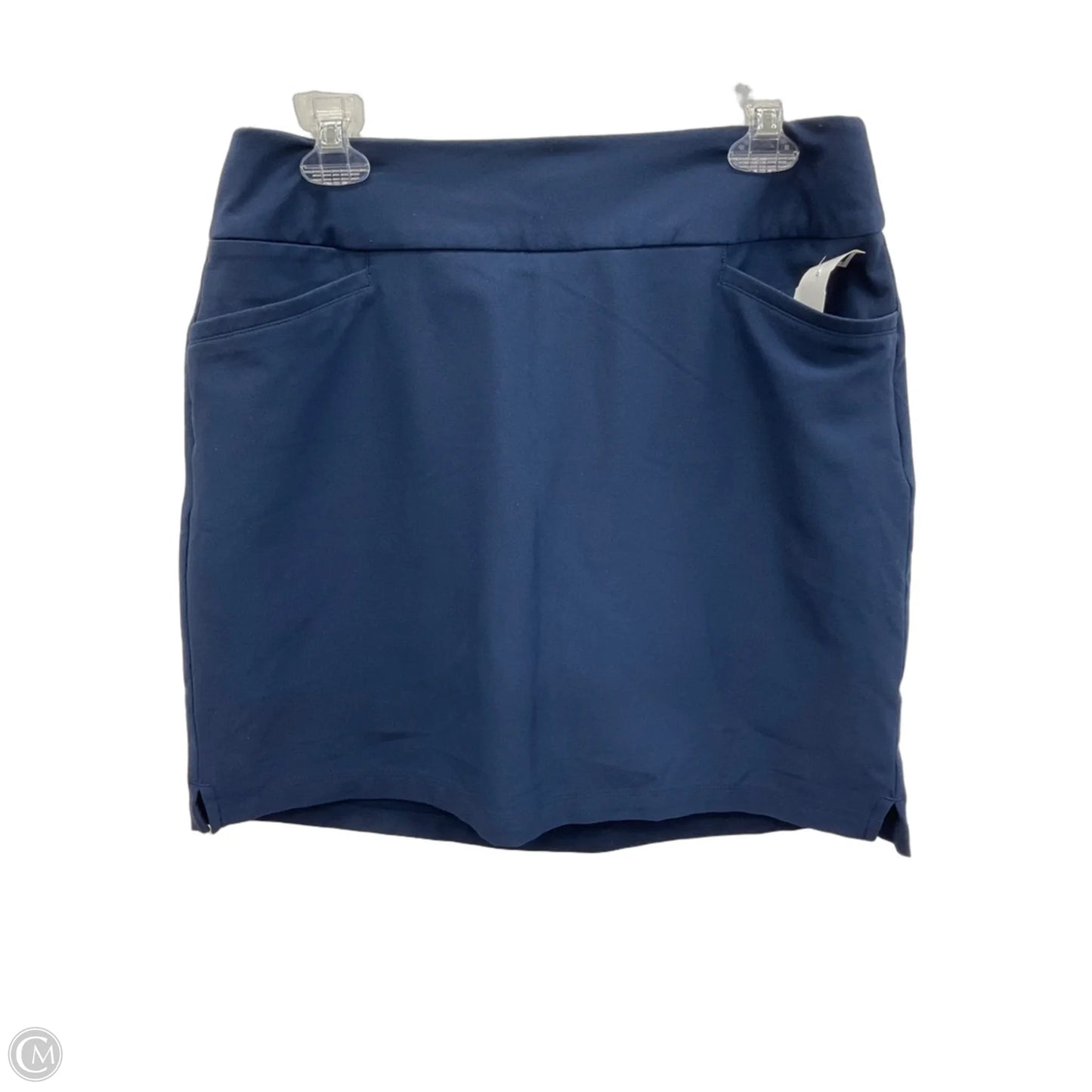 Athletic Skort By Adidas In Blue, Size: L