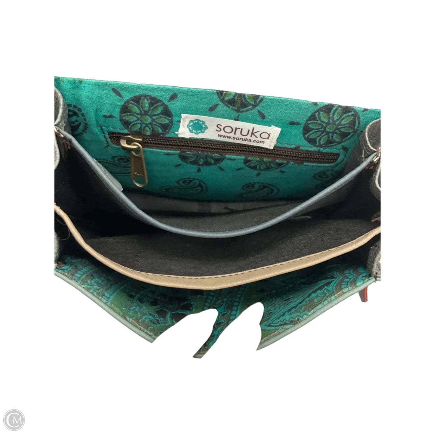 Crossbody Leather By Cmb, Size: Medium