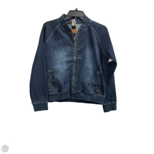 Jacket Denim By Judy Blue In Blue Denim, Size: S