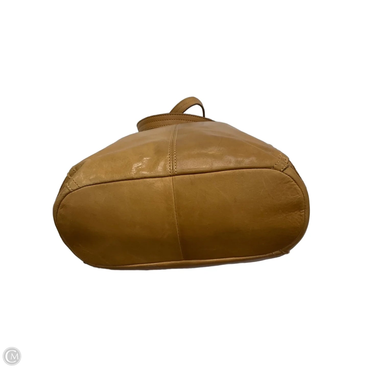 Handbag Leather By Margot, Size: Medium