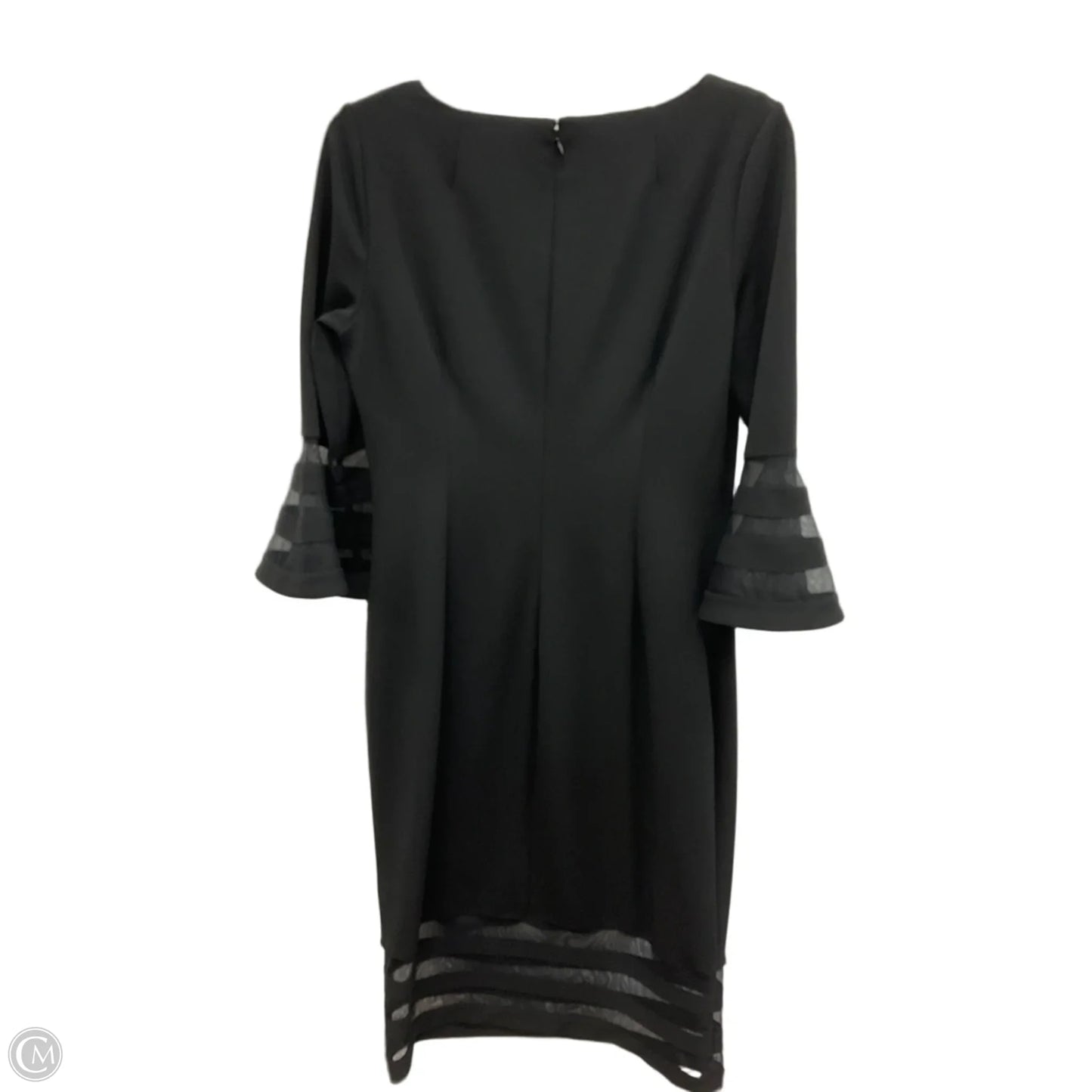 Dress Casual Midi By Calvin Klein In Black, Size: M