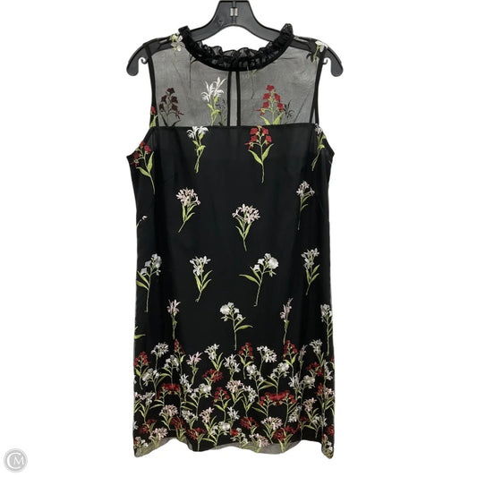 Dress Designer By Karl Lagerfeld In Black, Size: L