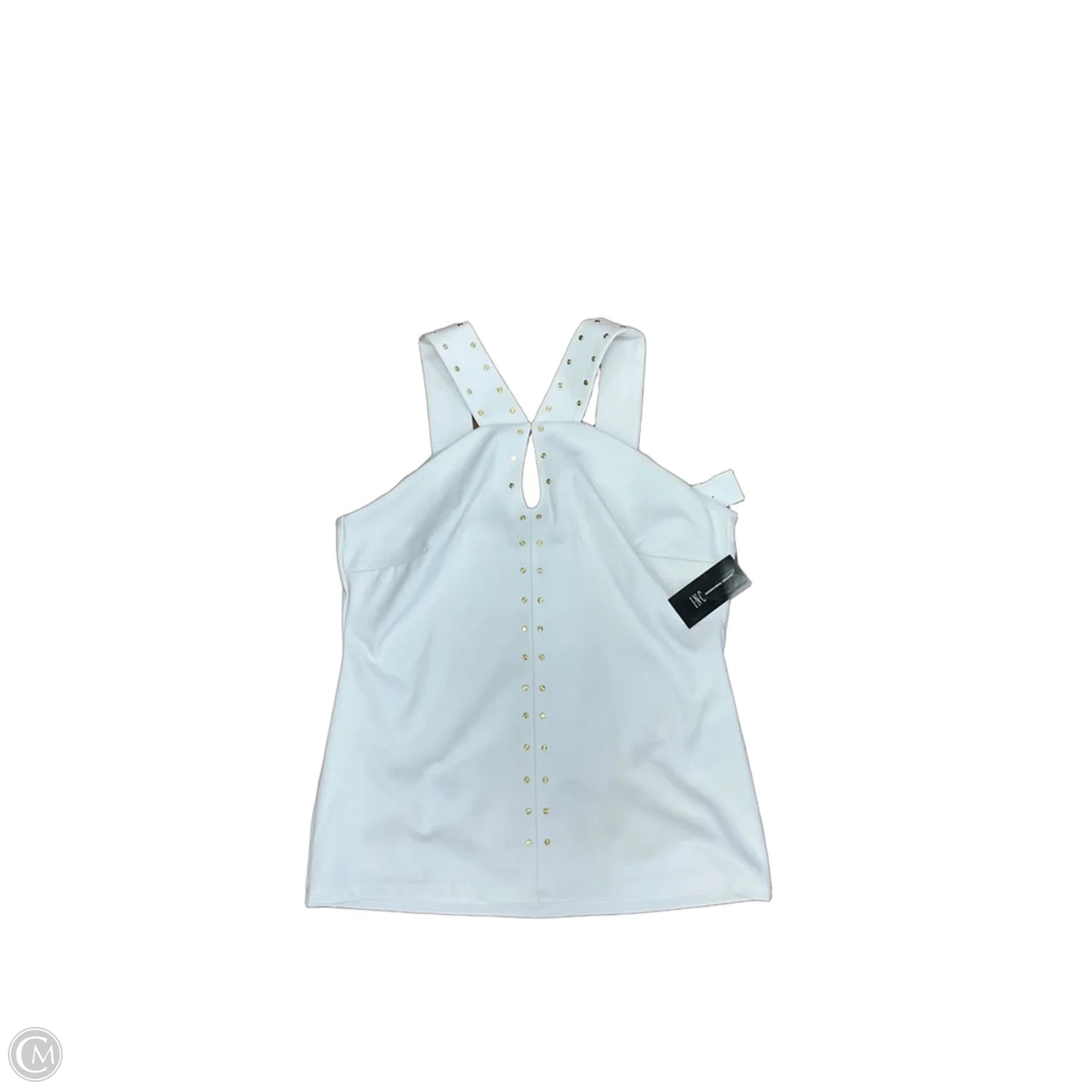 Top Sleeveless By Inc In White, Size: M