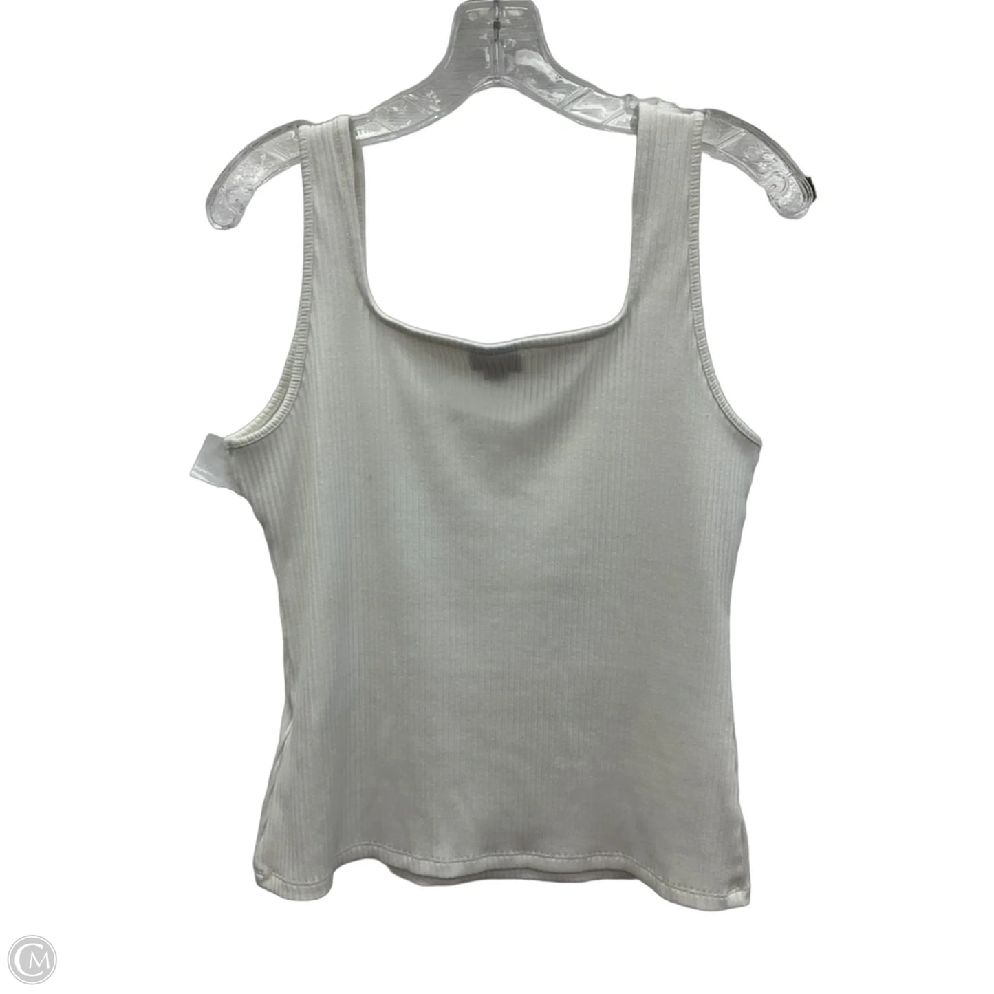 Top Sleeveless By Inc In White, Size: L