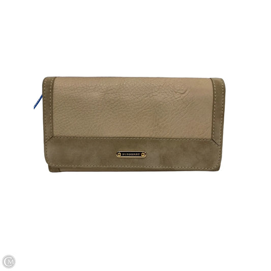 Wallet Luxury Designer By Burberry, Size: Large
