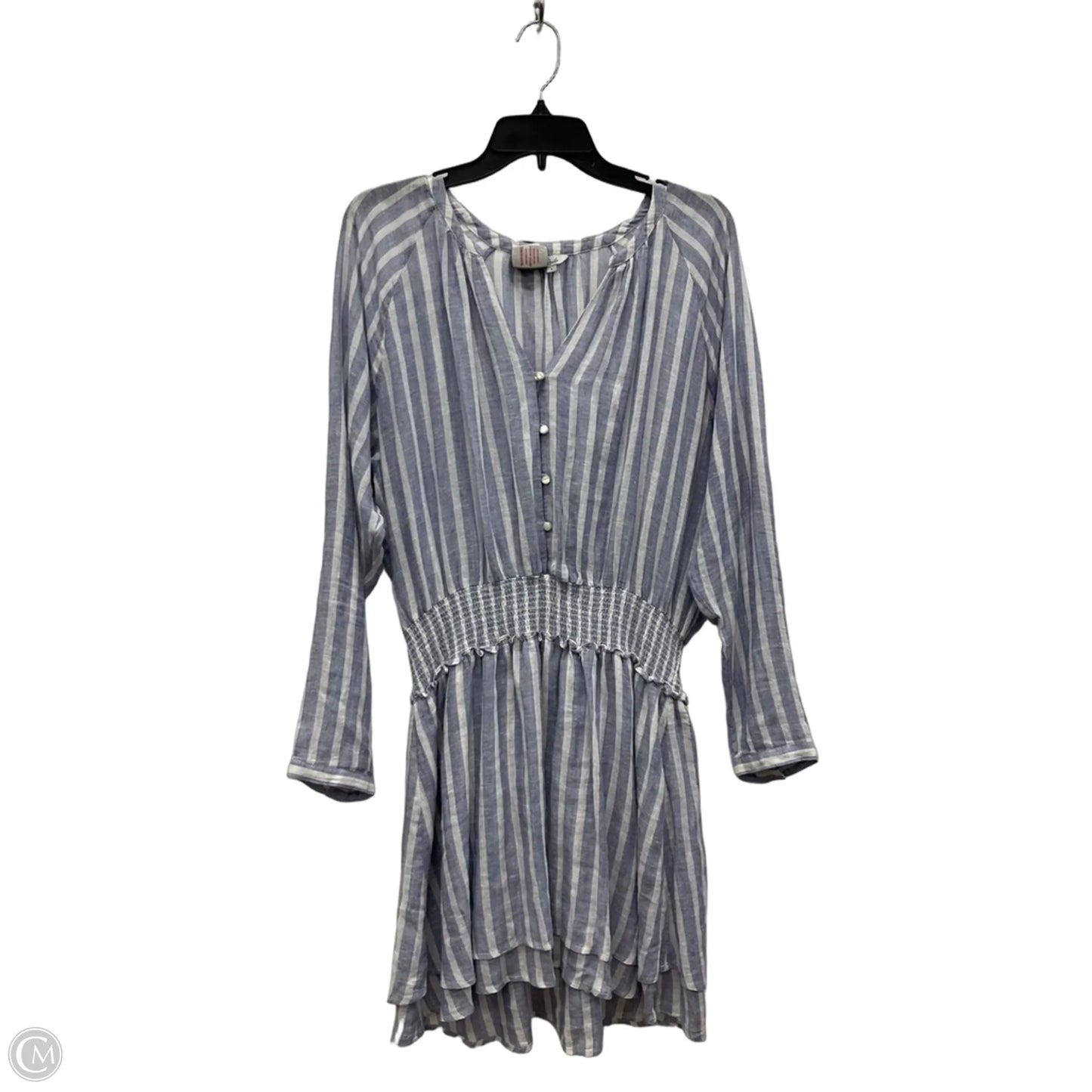 Dress Casual Short By Rails In Blue & White, Size: L