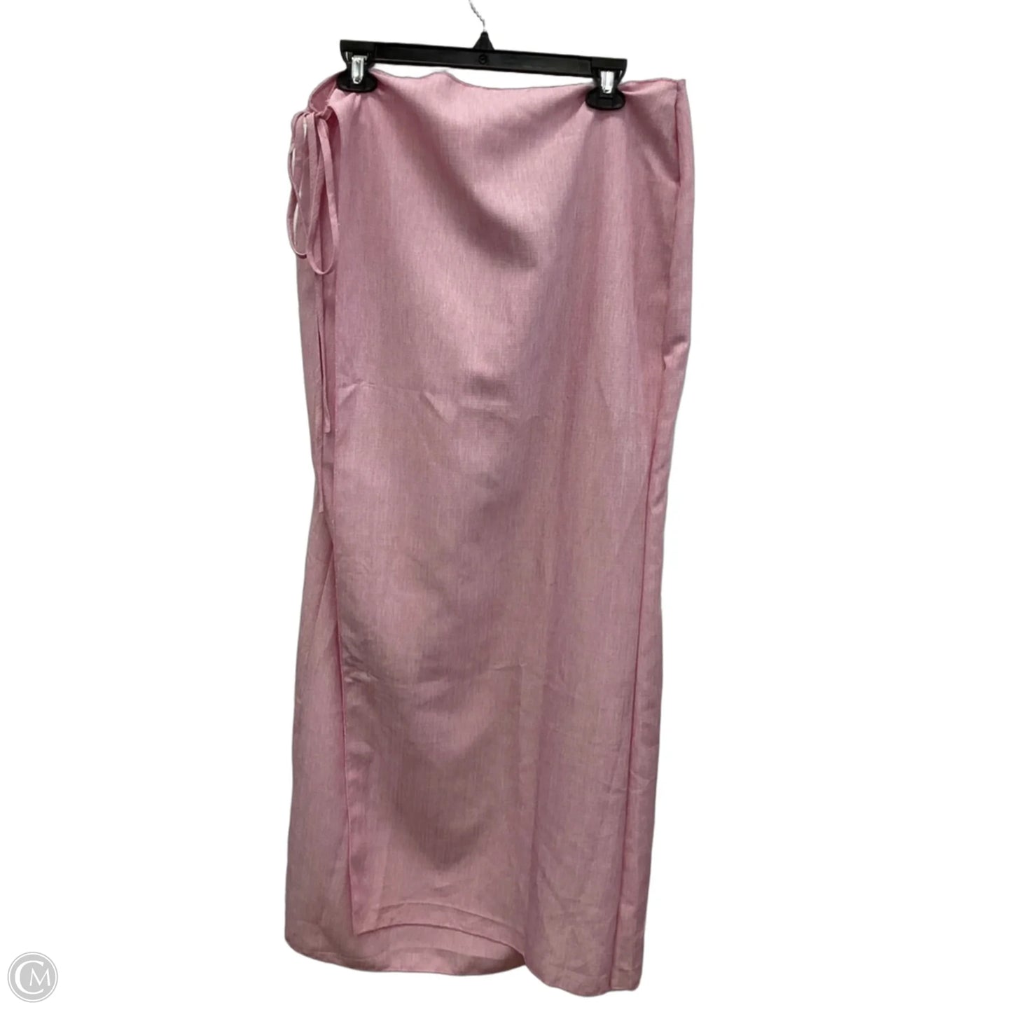 Skirt Maxi By Pretty Little Thing In Pink, Size: 18