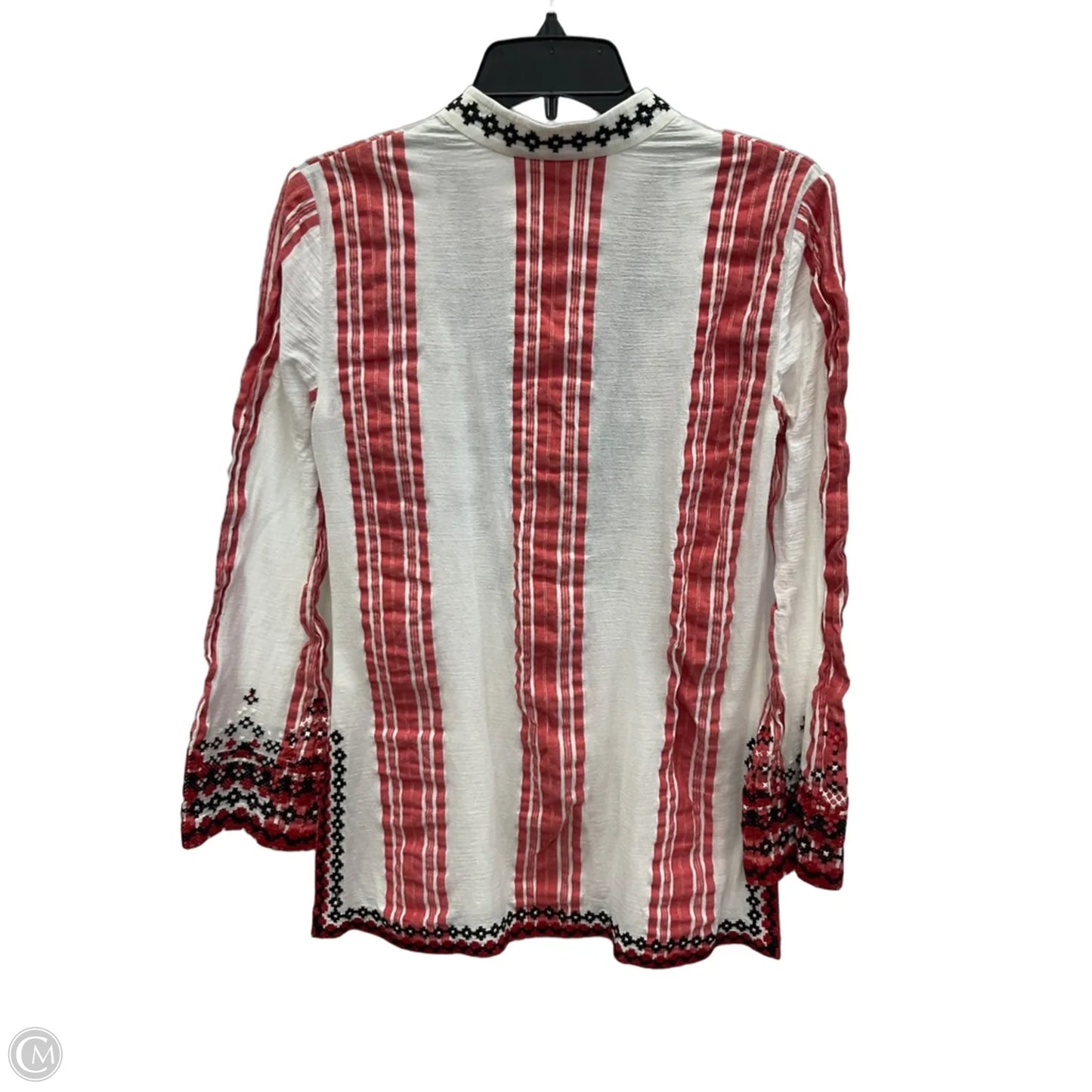 Dress Designer By Tory Burch In Red & White, Size: S