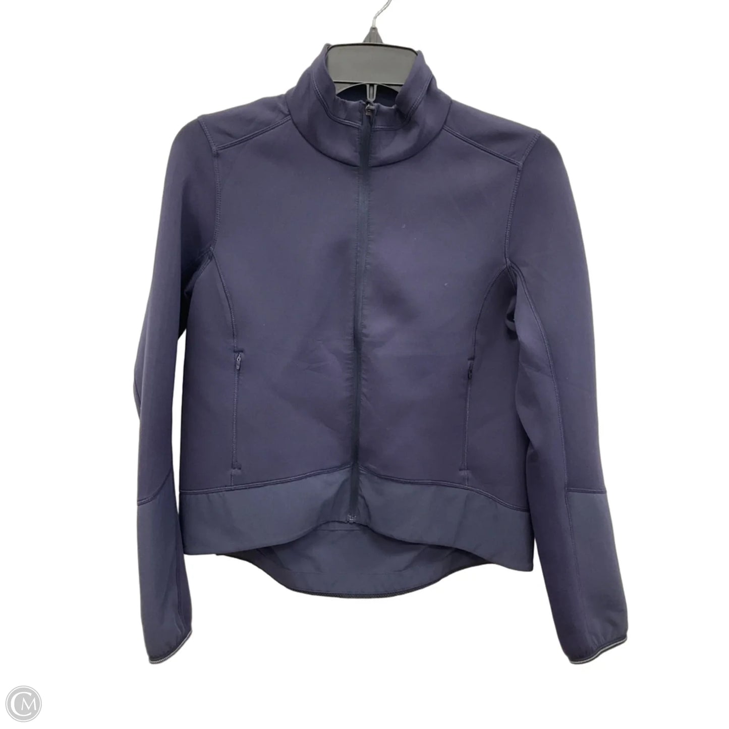 Athletic Jacket By Lululemon In Navy, Size: S