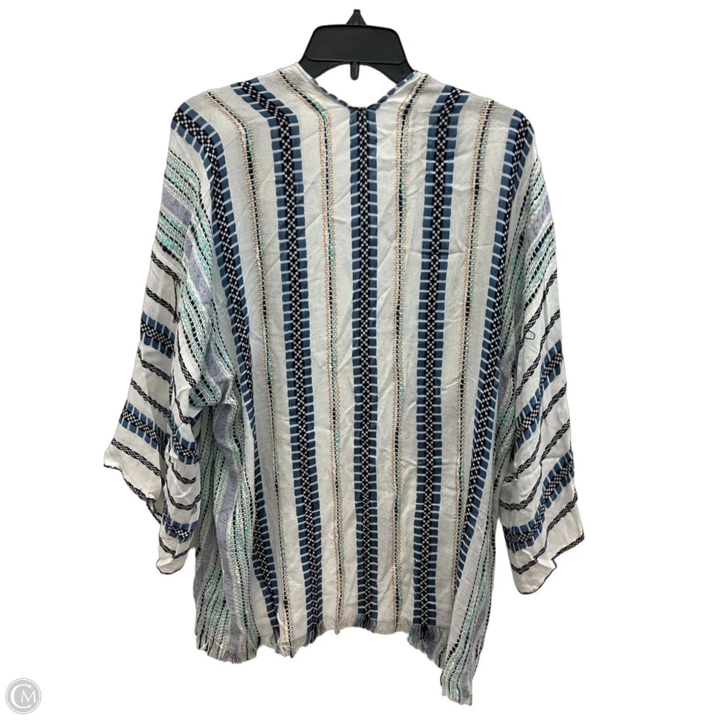 Swimwear Cover-up By Michael Stars In Blue & White, Size: Osfm