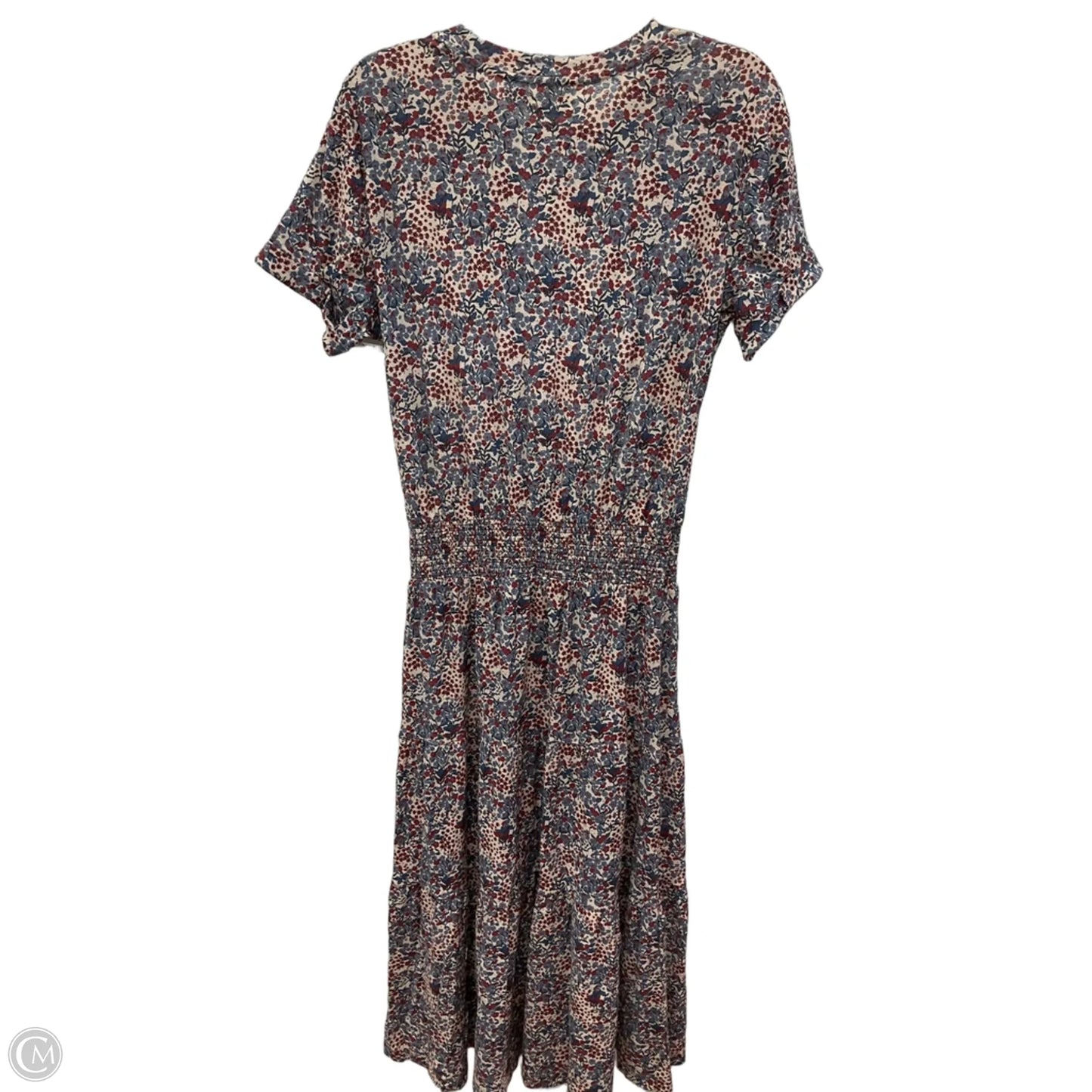 Dress Casual Maxi By Nation In Blue & Red, Size: S