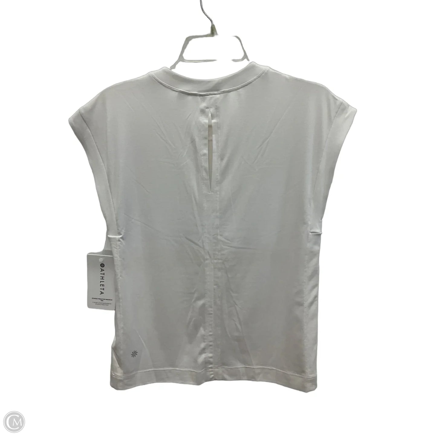 Athletic Top Short Sleeve By Athleta In White, Size: Xs
