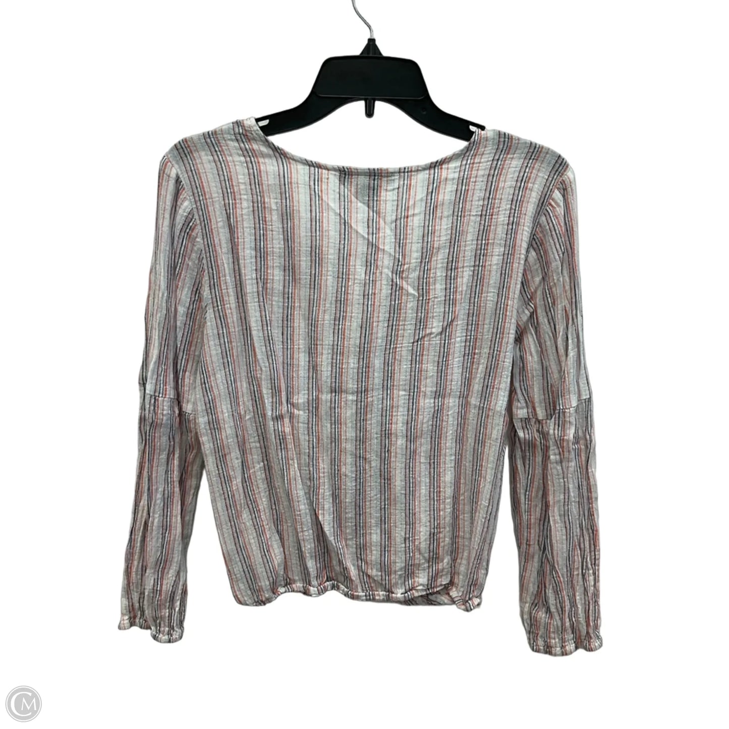 Top Long Sleeve By Sanctuary In Black & Pink, Size: S