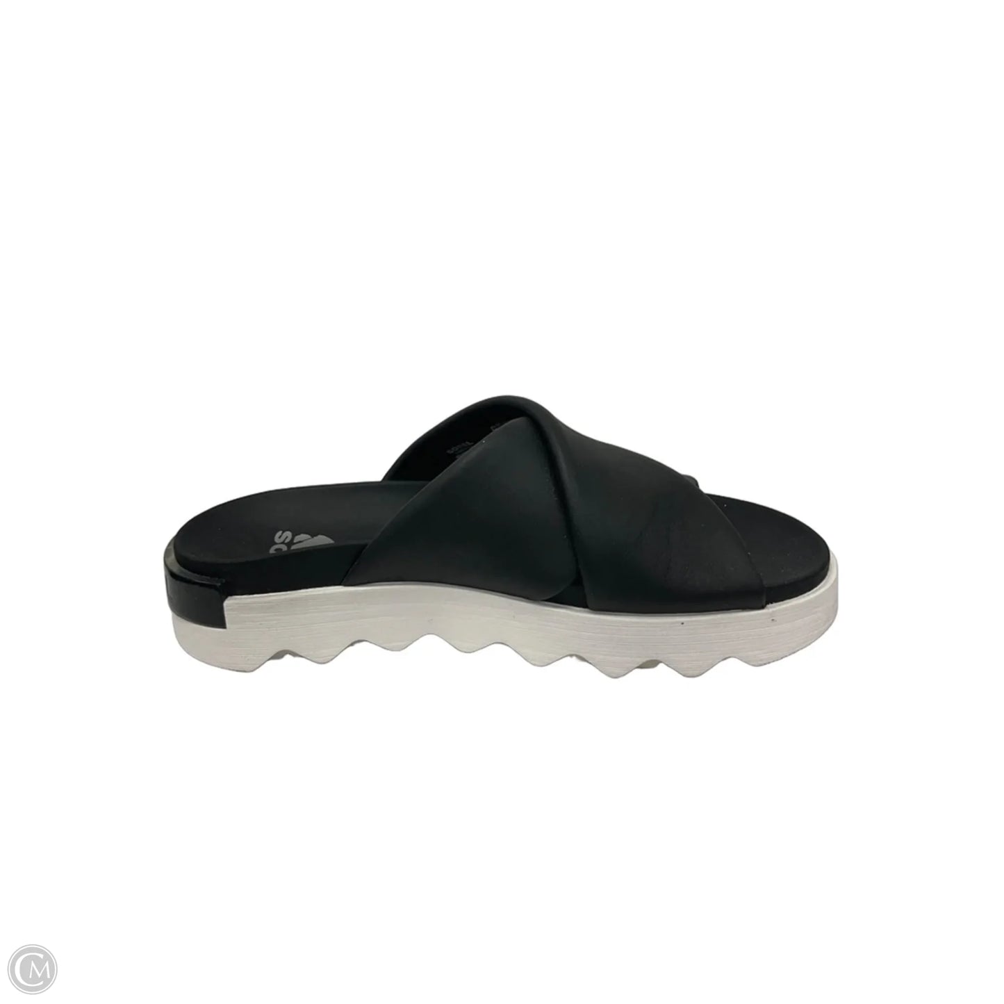 Sandals Flats By Sorel In Black & White, Size: 6.5