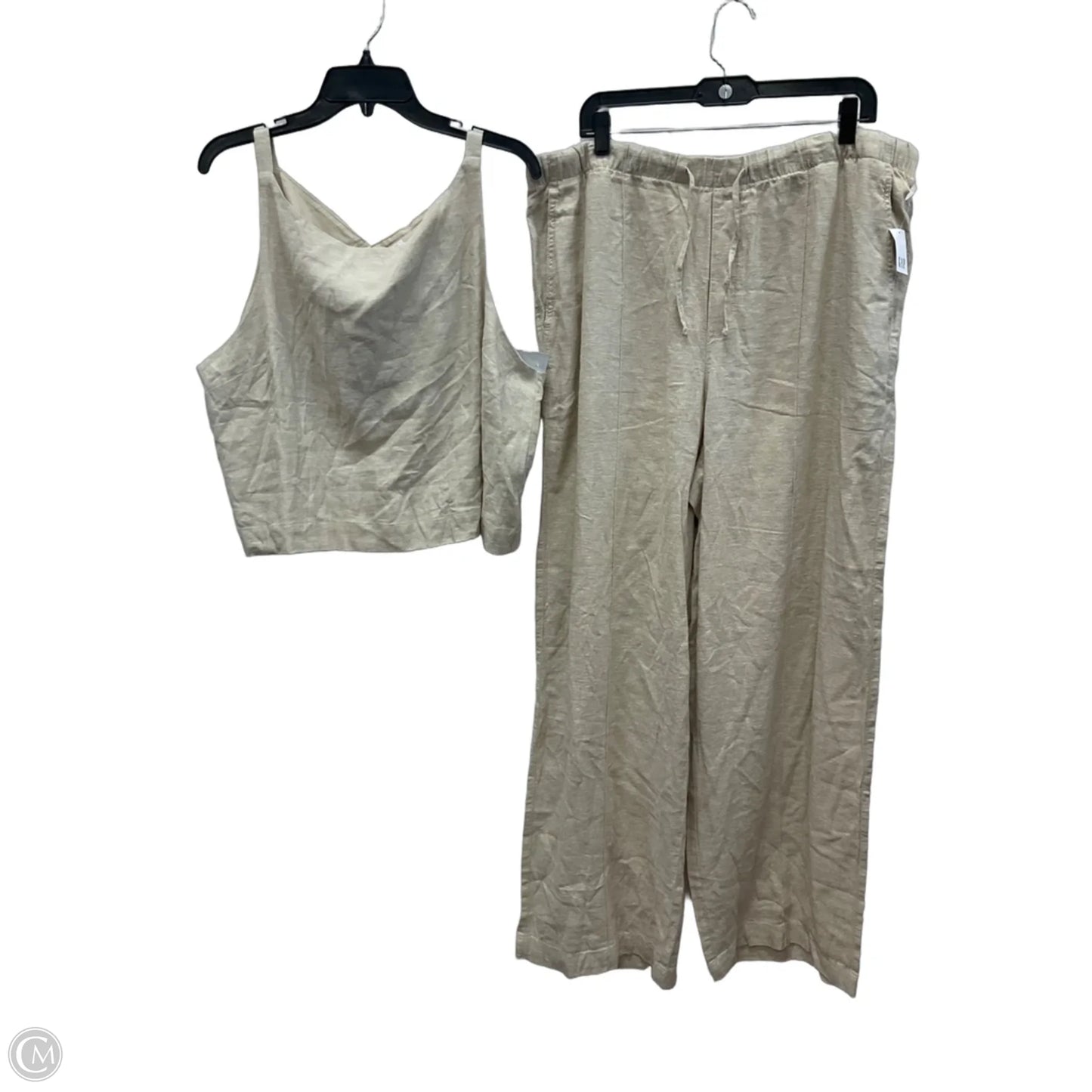 Pants Set 2pc By Gap In Beige, Size: Xl