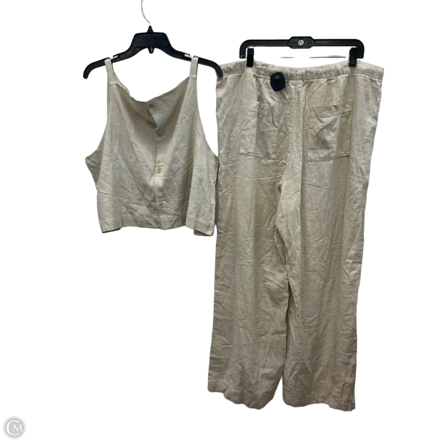 Pants Set 2pc By Gap In Beige, Size: Xl