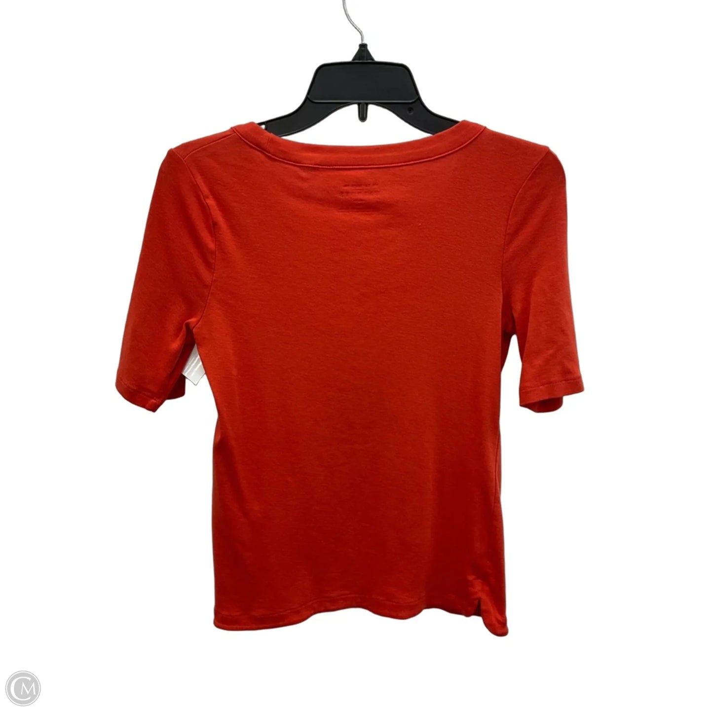 Top Short Sleeve By Talbots In Orange, Size: Mp