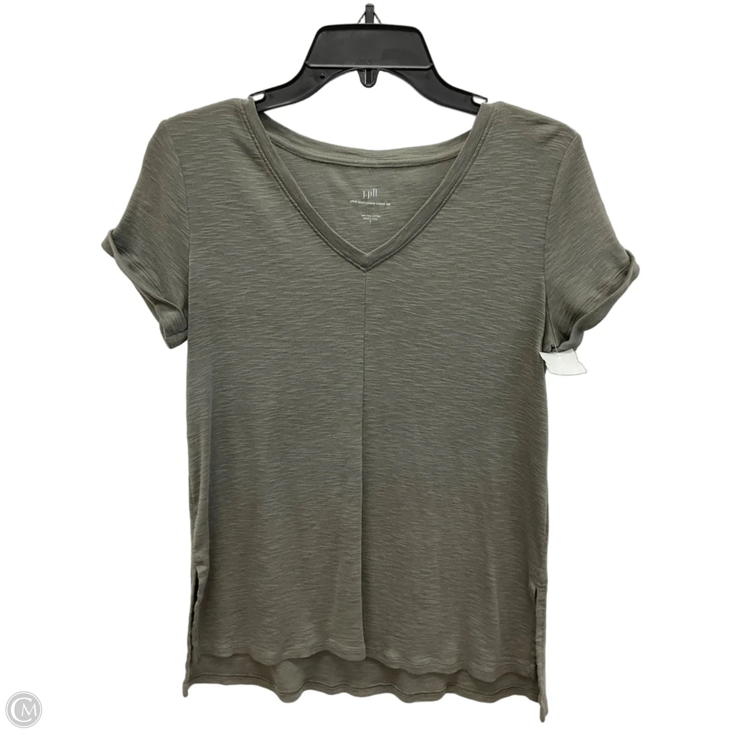 Top Short Sleeve By J. Jill In Green, Size: S