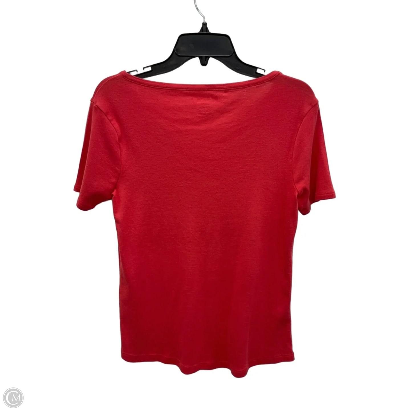 Top Short Sleeve By Chicos In Red, Size: M
