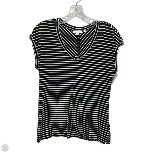 Top Sleeveless By Chicos In Striped Pattern, Size: S