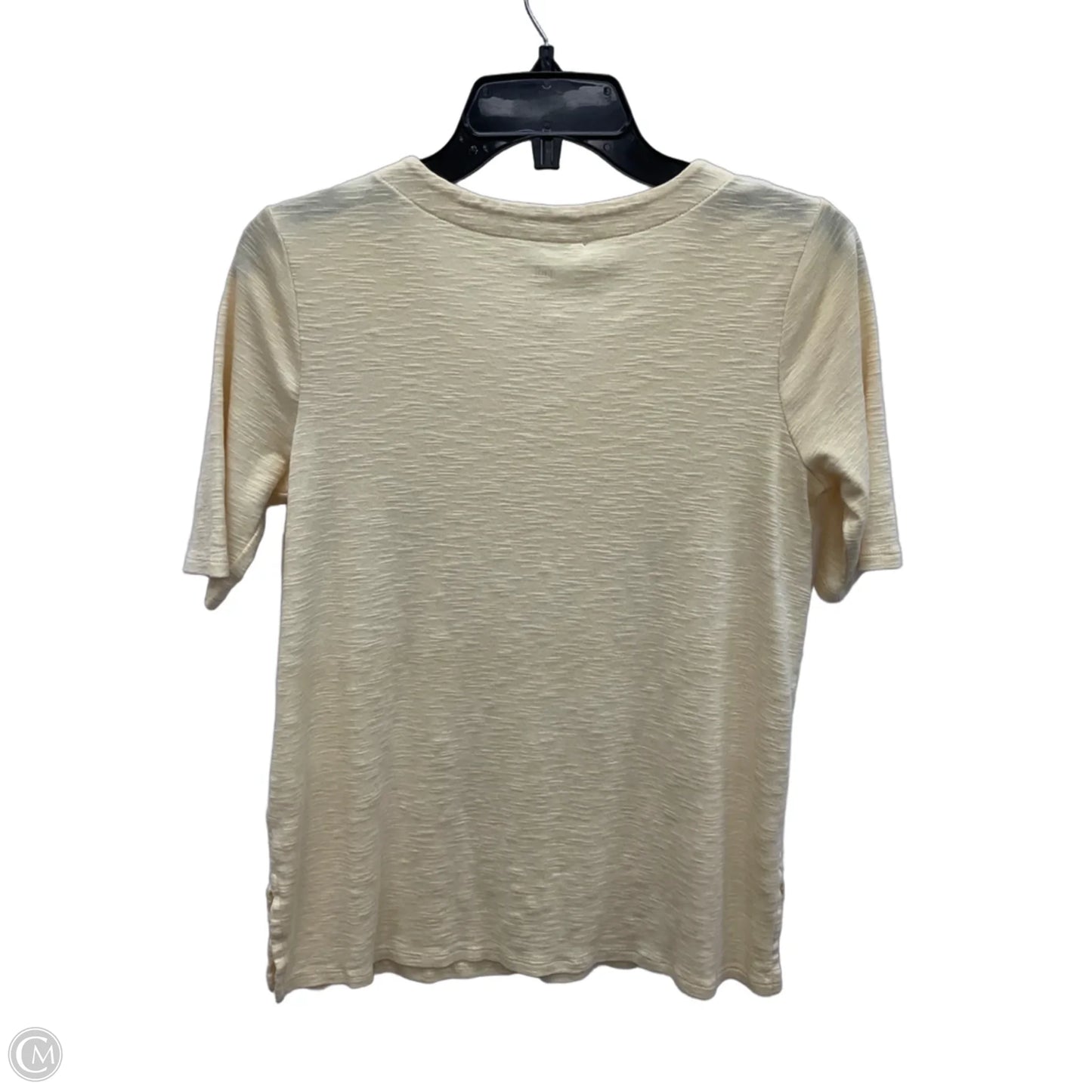 Top Short Sleeve By J. Jill In Yellow, Size: Xs