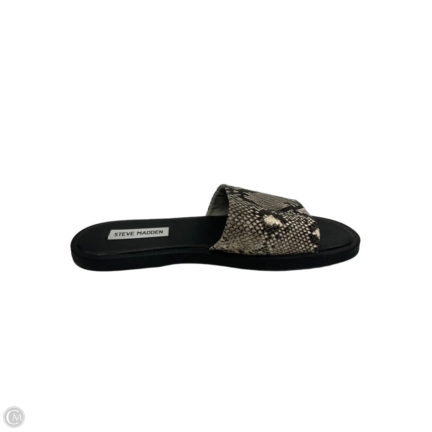 Sandals Flats By Steve Madden In Animal Print, Size: 7.5