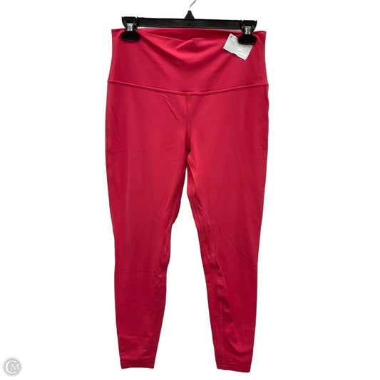 Athletic Leggings By Lululemon In Pink, Size: M
