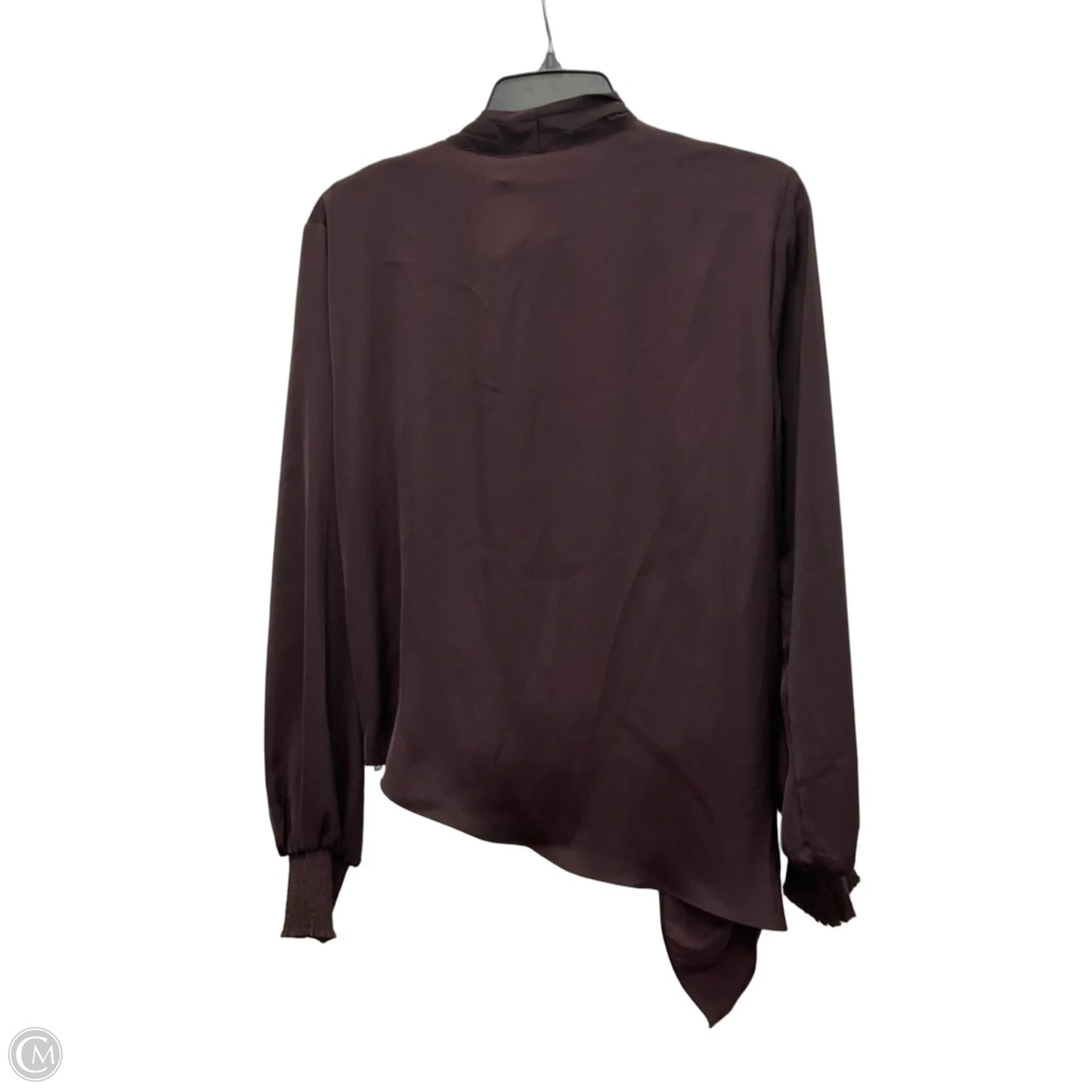Top Long Sleeve Designer By All Saints In Purple, Size: M