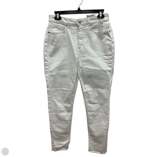 Jeans Skinny By Loft In White Denim, Size: 6
