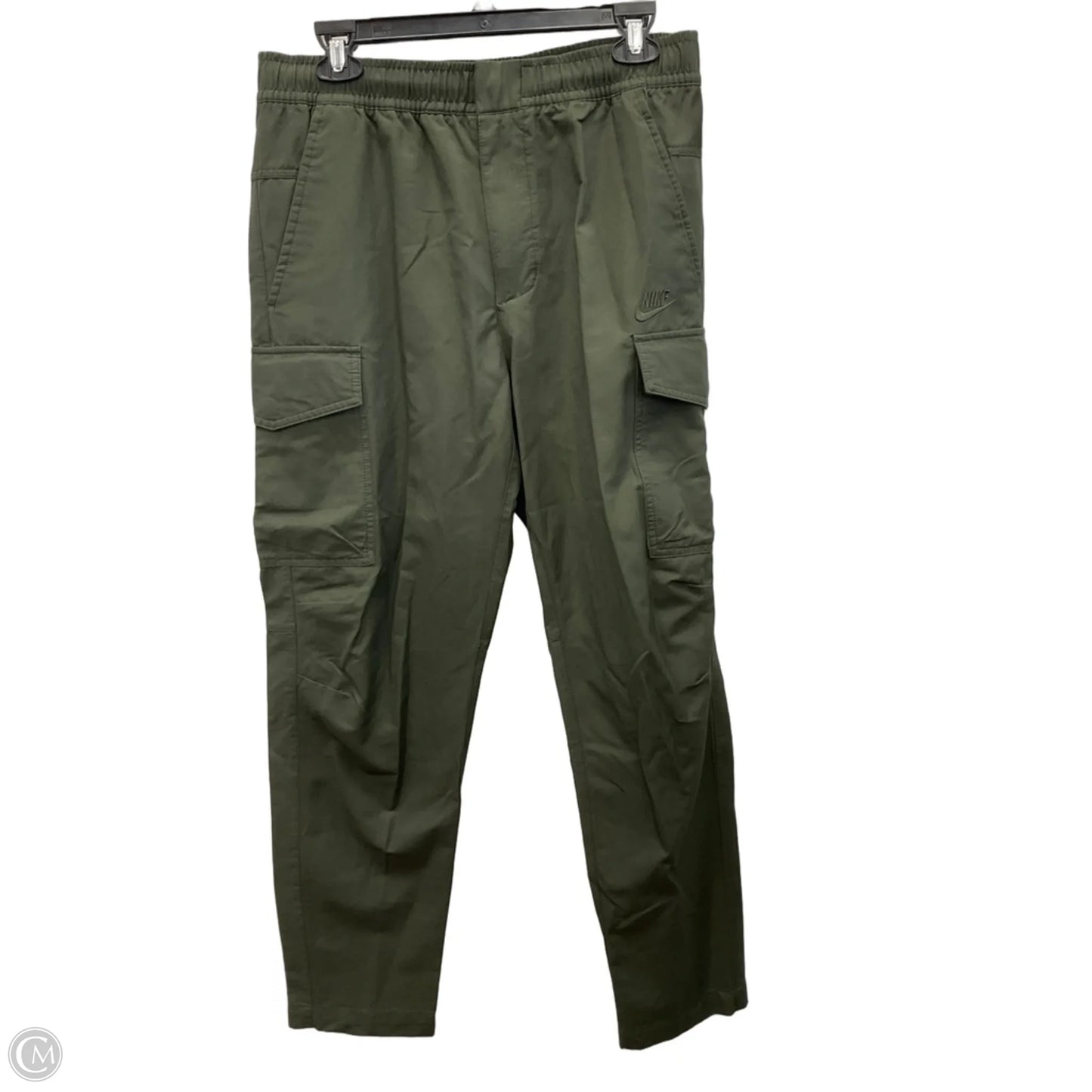 Athletic Pants By Nike Apparel In Green, Size: M