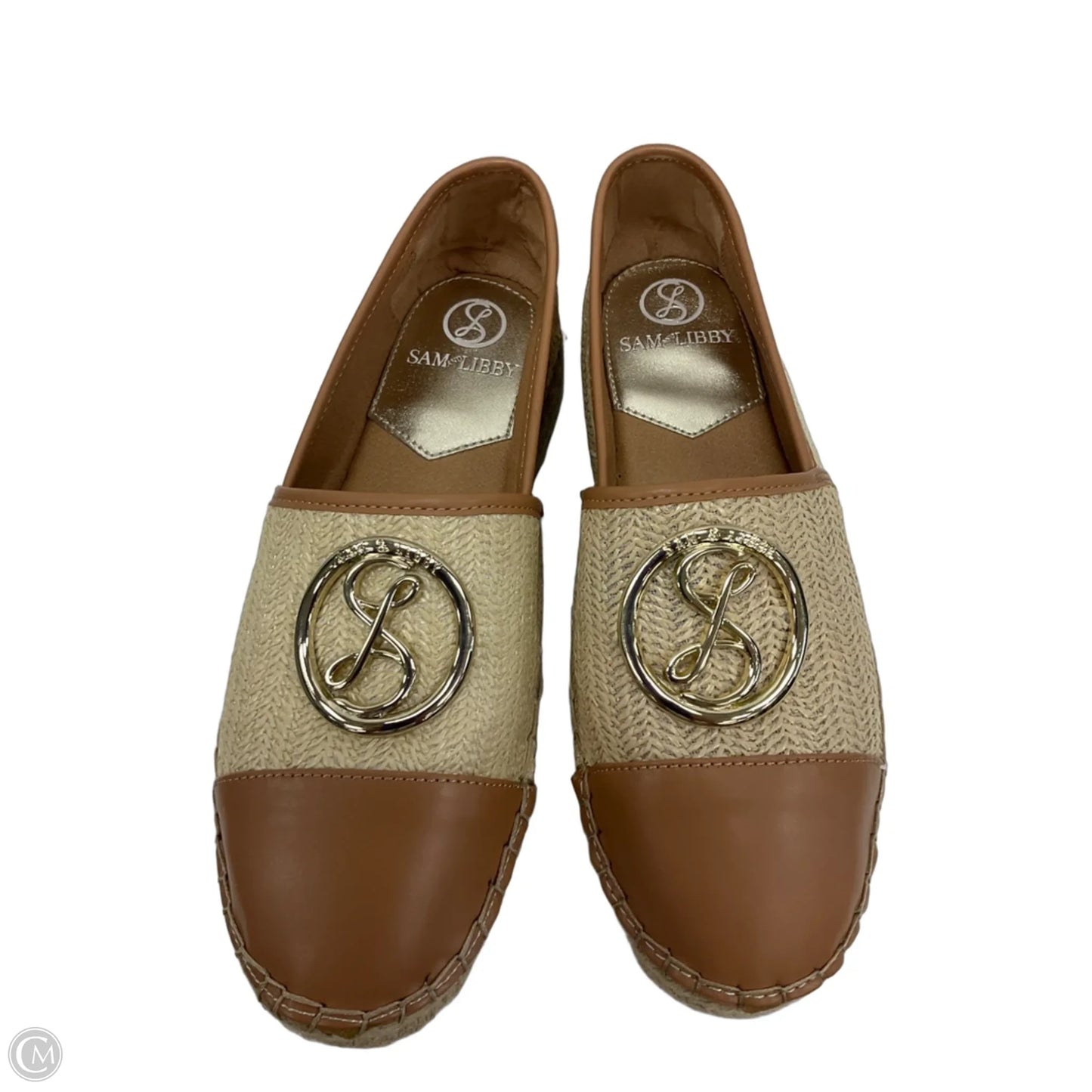 Shoes Flats By Sam And Libby In Brown & Cream, Size: 7.5