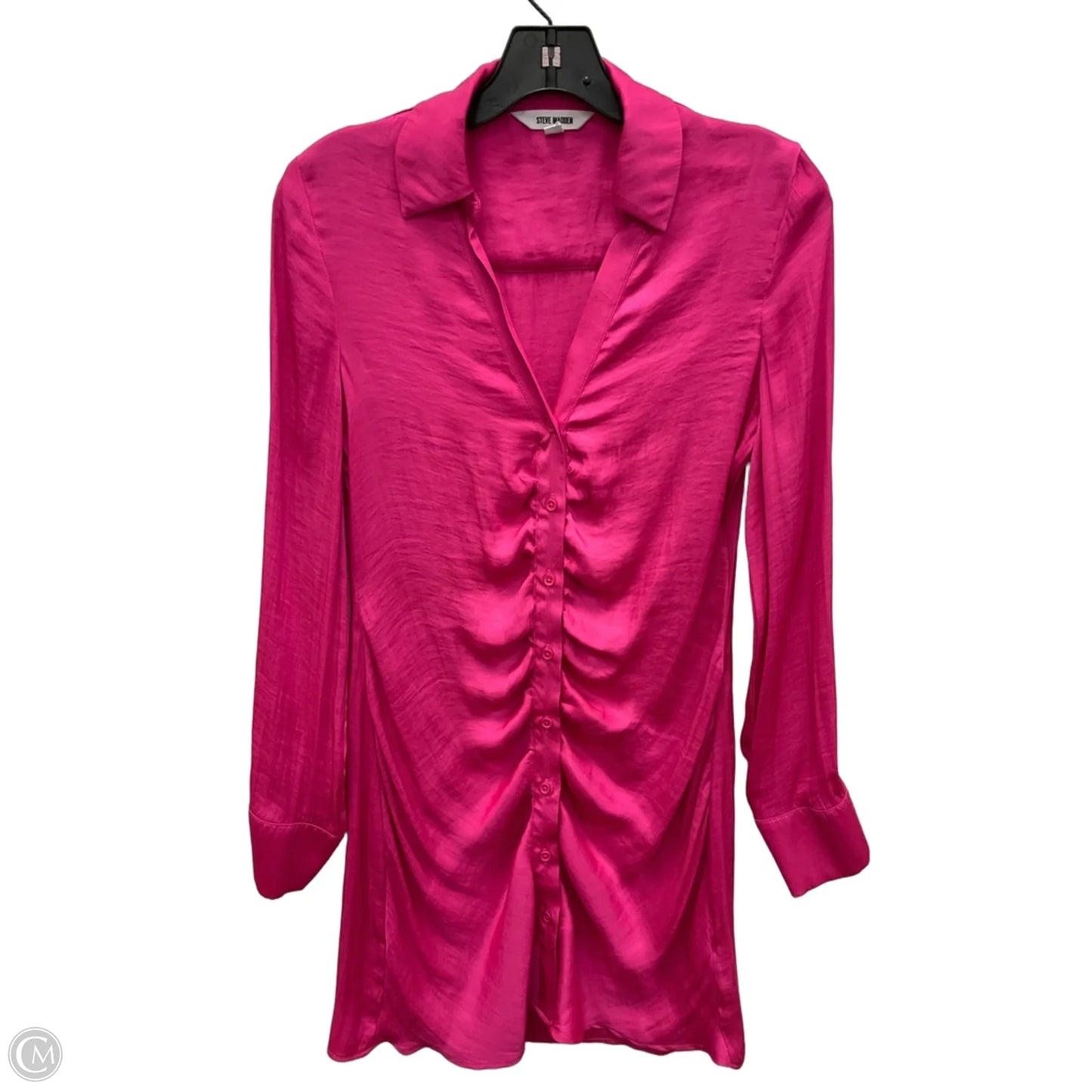 Dress Casual Midi By Steve Madden In Pink, Size: Xs