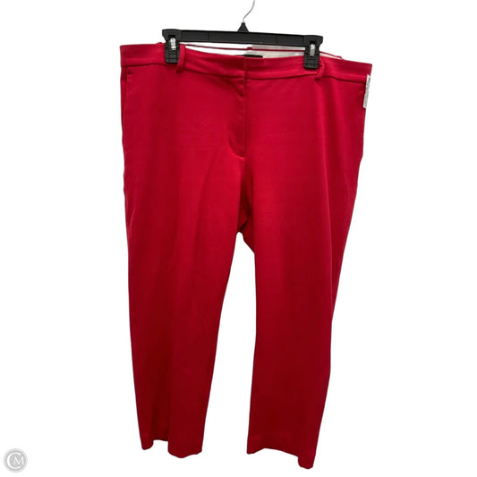 Pants Dress By Ann Taylor In Red, Size: 16