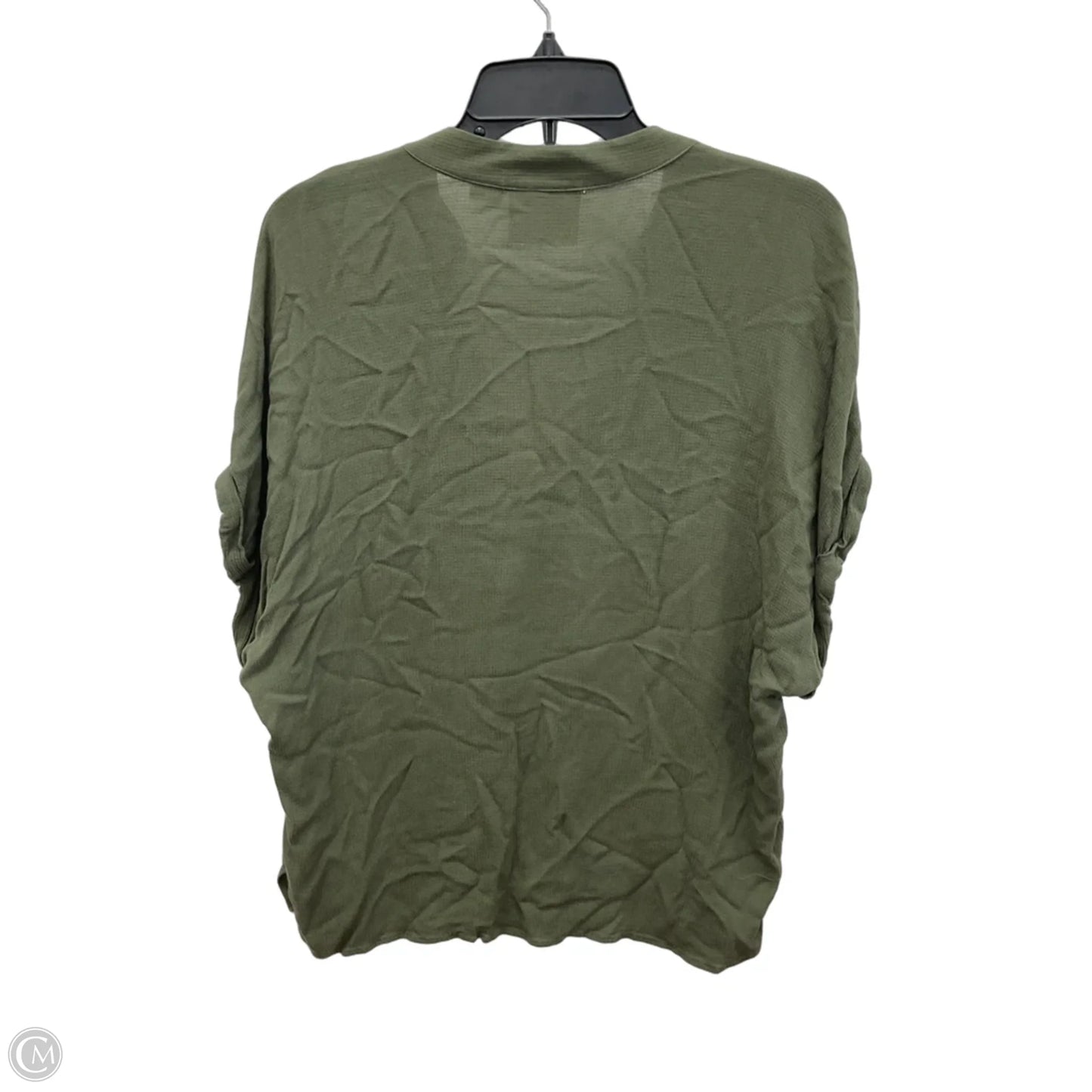 Top Short Sleeve By Maeve In Green, Size: L
