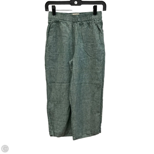 Pants Linen By Cynthia Rowley In Green, Size: Xs