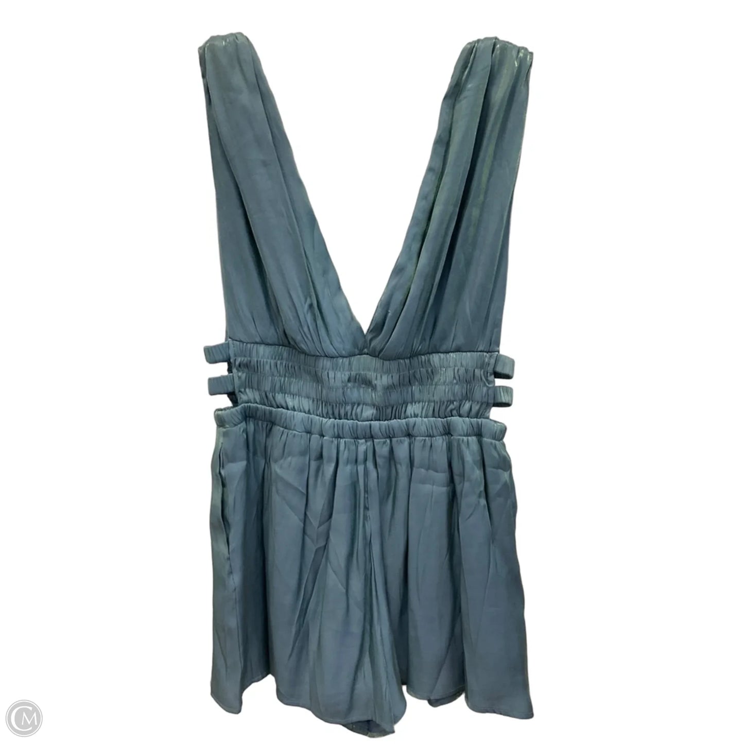 Romper By Clothes Mentor In Blue, Size: Xl