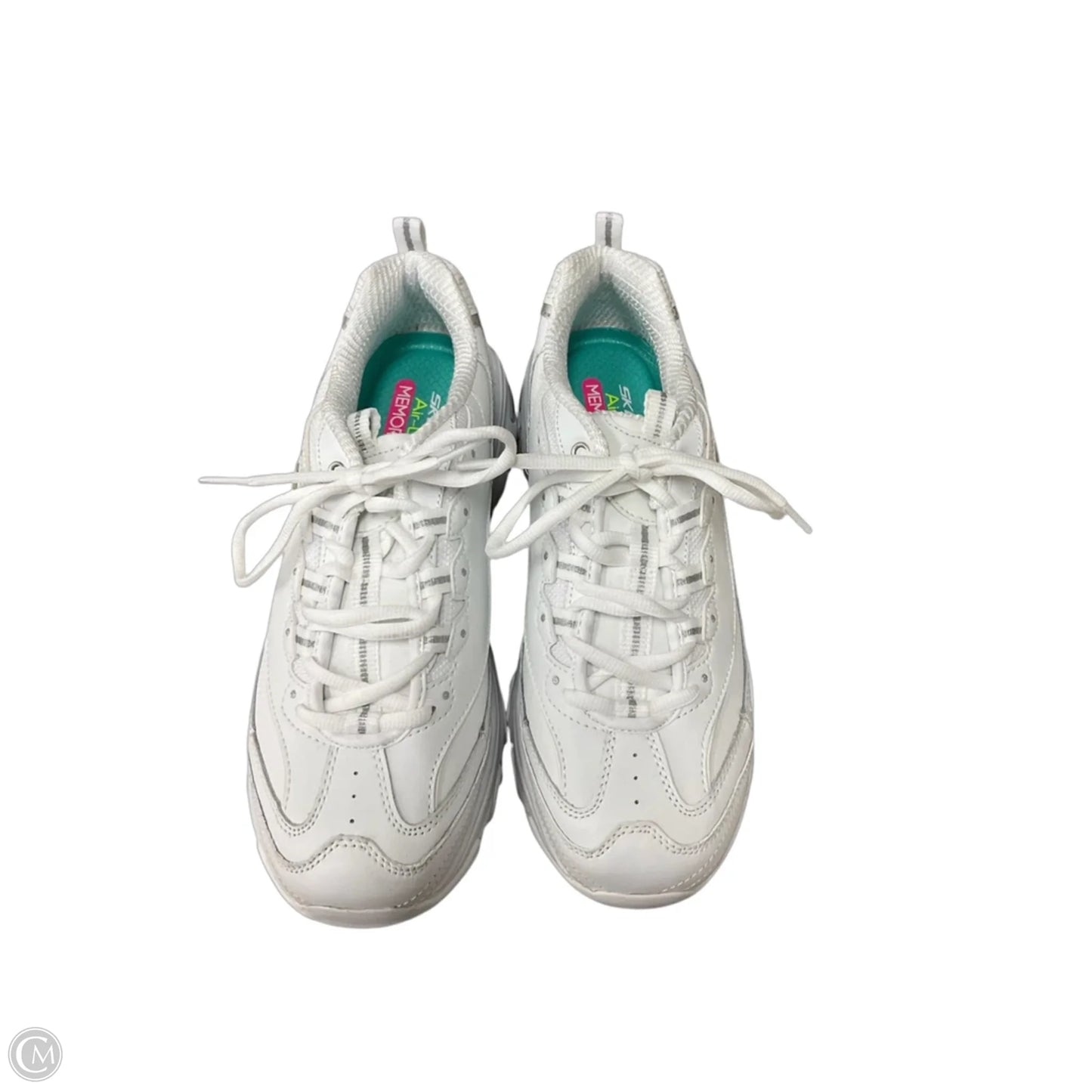 Shoes Athletic By Skechers In White, Size: 9.5