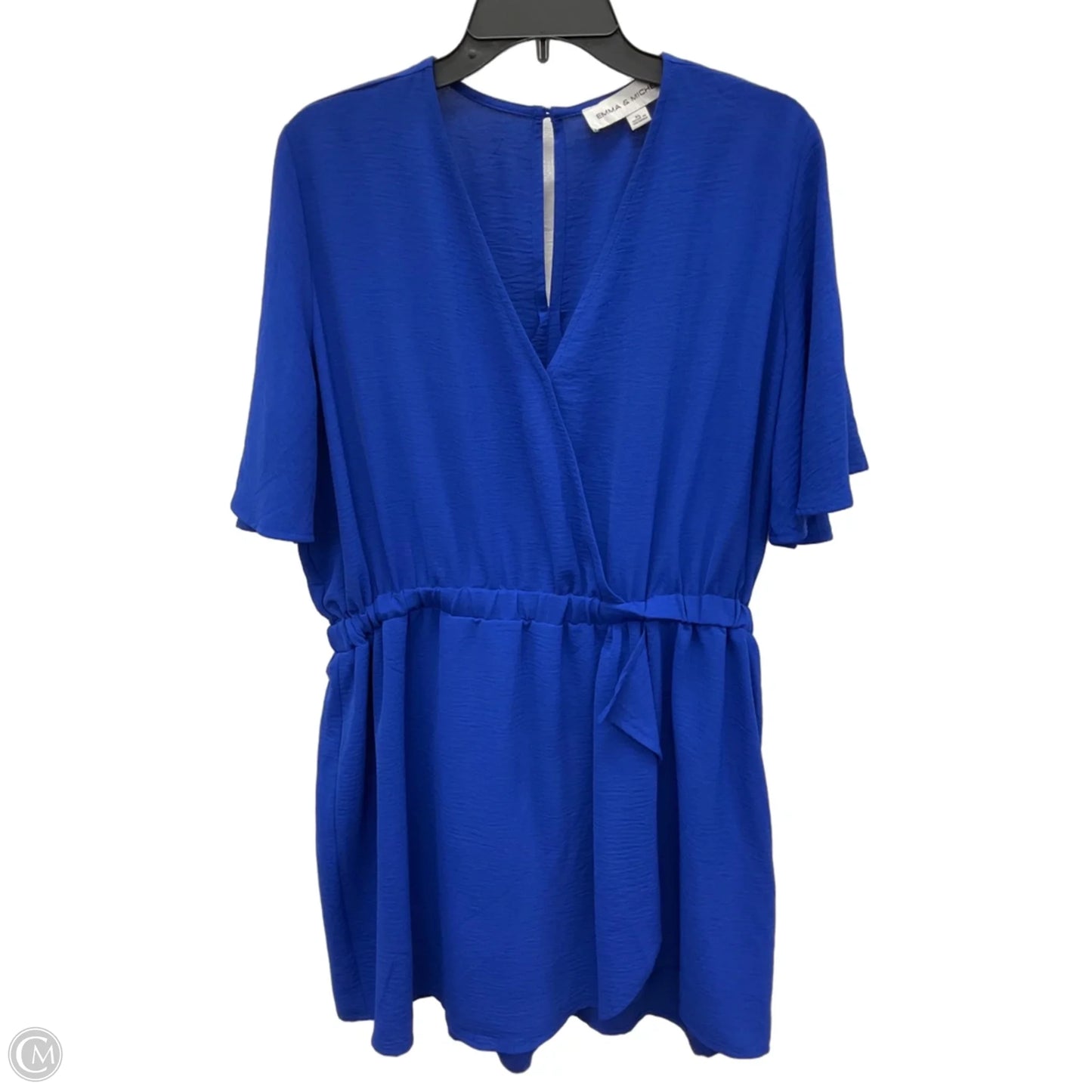 Romper By Emma And Michele In Blue, Size: Xl